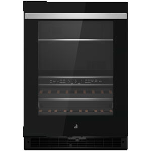 JennAir Noir Series 24 in. 5.0 cu. ft. Built-In Beverage Center with Fixed Shelves & Digital Control - Black, , hires