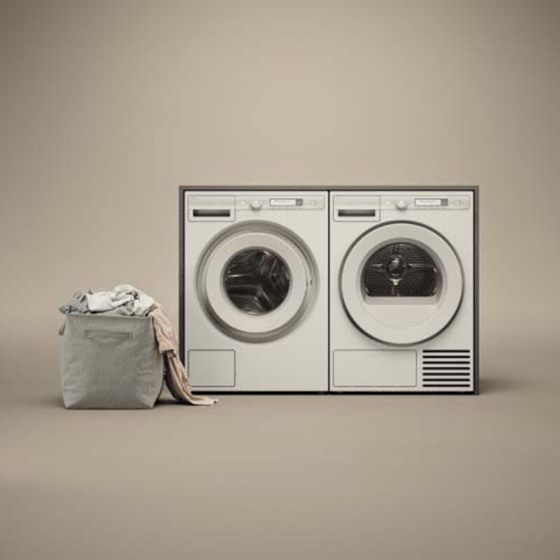 Asko 3-Series 24 in. 2.1 cu. ft. Smart Stackable Front Load Washer with Steam Cycle - White, , hires