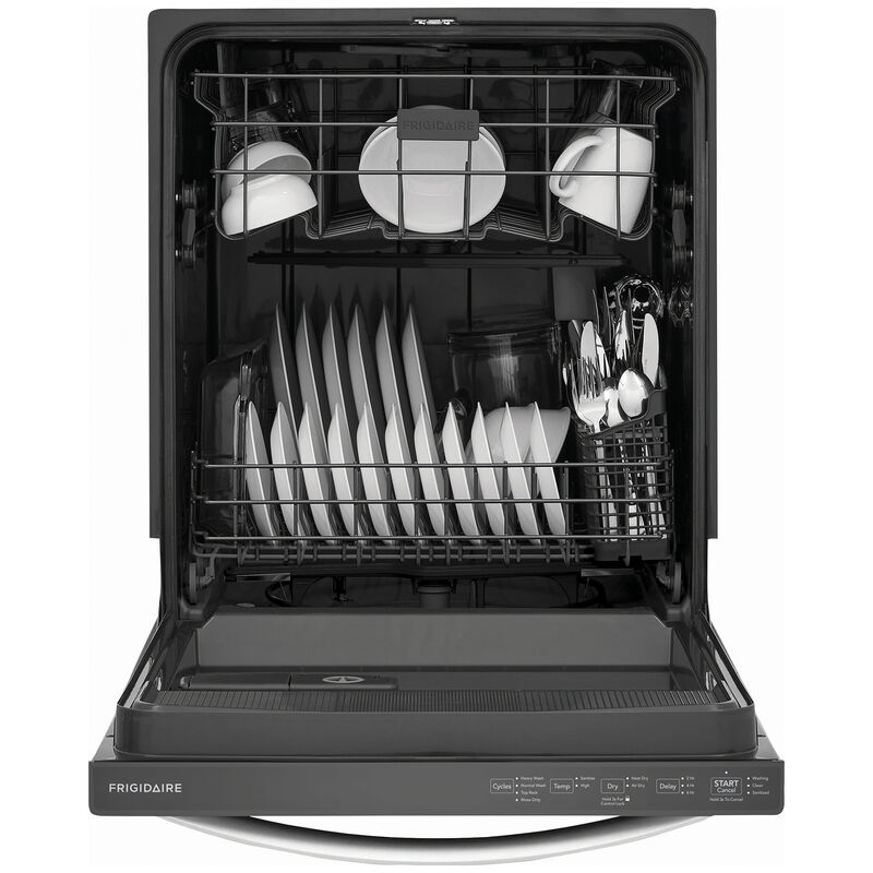 Frigidaire 24 in. Top Control Dishwasher with 52 dBa Sound Level & MaxDry - Stainless Steel, Stainless Steel, hires