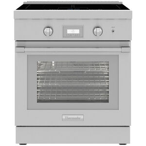 Thermador Professional Series 30 in. 4.4 cu. ft. Smart Convection Oven Freestanding Electric Range with 4 Induction Zones - Stainless Steel, , hires