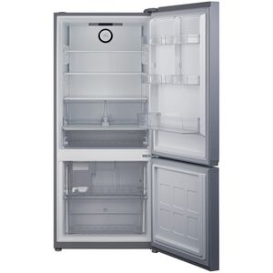 Summit 30 in. 16.1 cu. ft. Counter Depth Bottom Freezer Refrigerator with Ice Maker - Stainless Steel, , hires