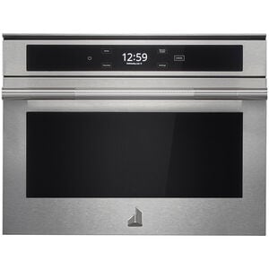 JennAir Rise 24 in. 1.3 cu. ft. Smart Steam Electric Single Wall Oven with True European Convection - Stainless Steel, , hires