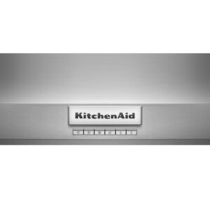 KitchenAid 48 in. Canopy Pro Style Style Range Hood with 4 Speed Settings, 4 LED Lights - Stainless Steel, , hires