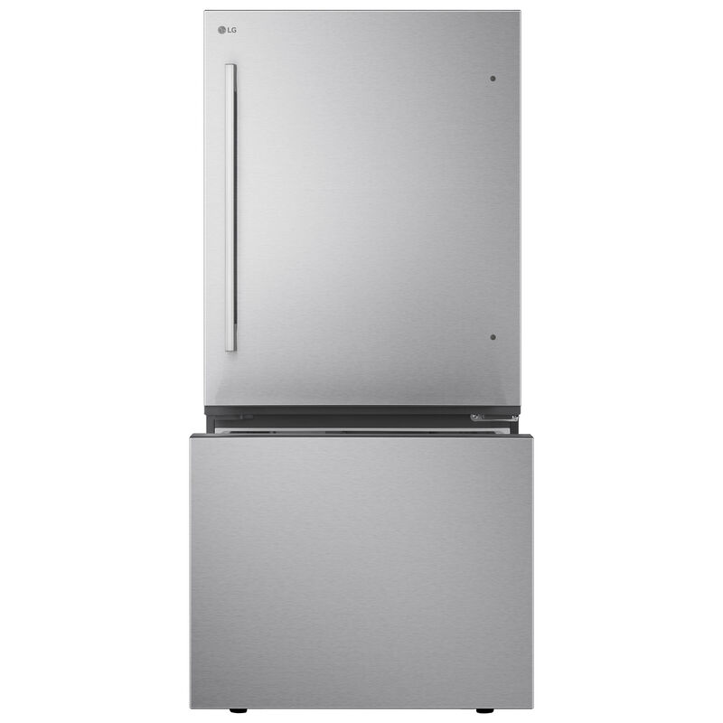 LG 33 in. 25.5 cu. ft. Smart Bottom Freezer Refrigerator with Ice Maker - PrintProof Stainless Steel, , hires