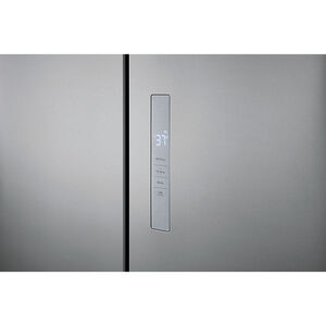 Frigidaire 33 in. 17.4 cu. ft. Counter Depth 4-Door French Door Refrigerator- Brushed Steel, , hires