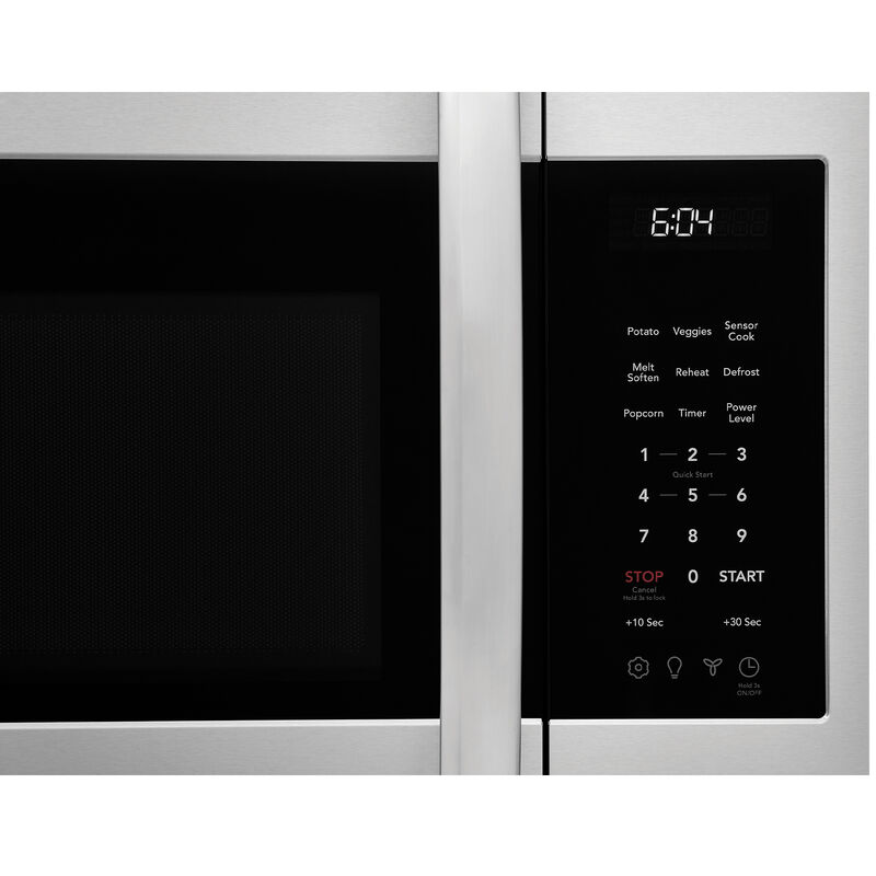 Frigidaire Gallery 30 in. 1.9 cu. ft. Over-the-Range Microwave with 10 Power Levels, 400 CFM & Sensor Cooking Controls - Stainless Steel, , hires