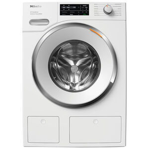Miele 24 in. 2.26 cu. ft. Smart Stackable Front Load Washer with TwinDos Detergent Dispenser, IntenseWash & Steam Cycle - Lotus White, , hires