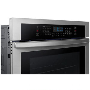 Samsung 30 in. 10.2 cu. ft. Smart Top Control Electric Double Wall Oven - Stainless Steel, Stainless Steel, hires