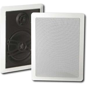 Yamaha 3-Way In-Wall Speakers with 6.5" Woofers - White, , hires