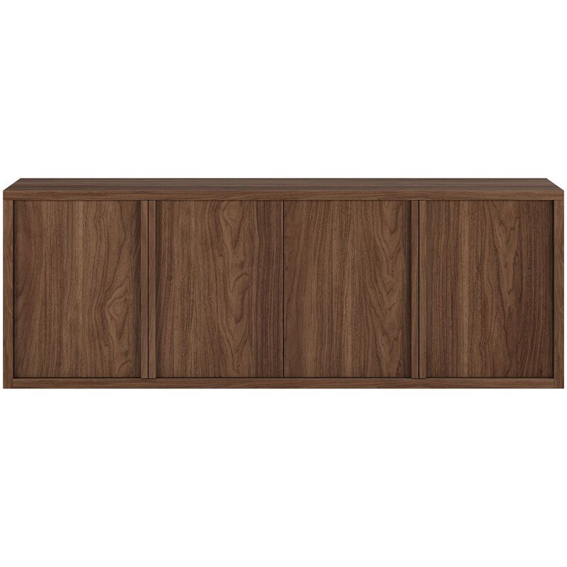 Preston & Cole Adaline 68" Wide TV Stand for TVs up to 75" - Satin Walnut, , hires