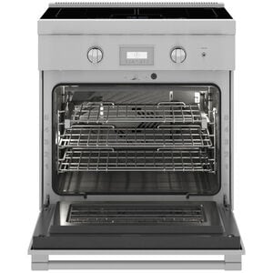 Thermador Professional Series 30 in. 4.4 cu. ft. Smart True European Convection Electric Range with 4 Induction Burners - Stainless Steel, , hires