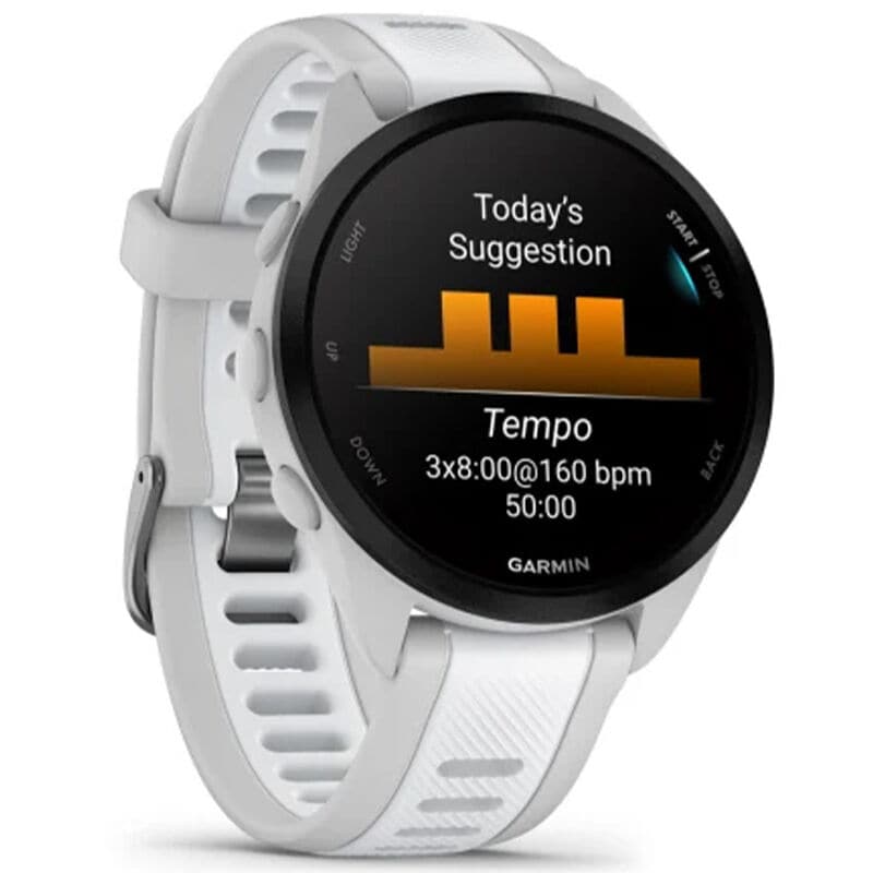 Garmin Forerunner 165 Smart Watch - Mist Gray/Whitestone, , hires