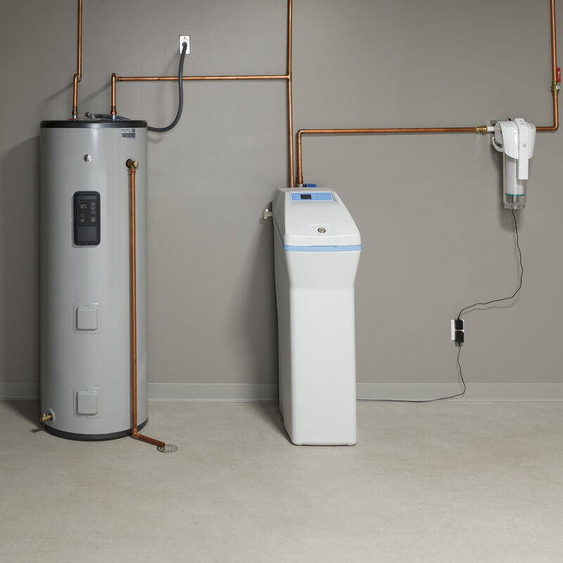 GE Smart Electric 50 Gallon Tall Water Heater with 10-Year Parts Warranty, , hires