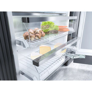 Miele 36 in. Left-Hinged Built-In 19.6 cu. ft. Smart Bottom Freezer Refrigerator - Custom Panel Ready, , hires