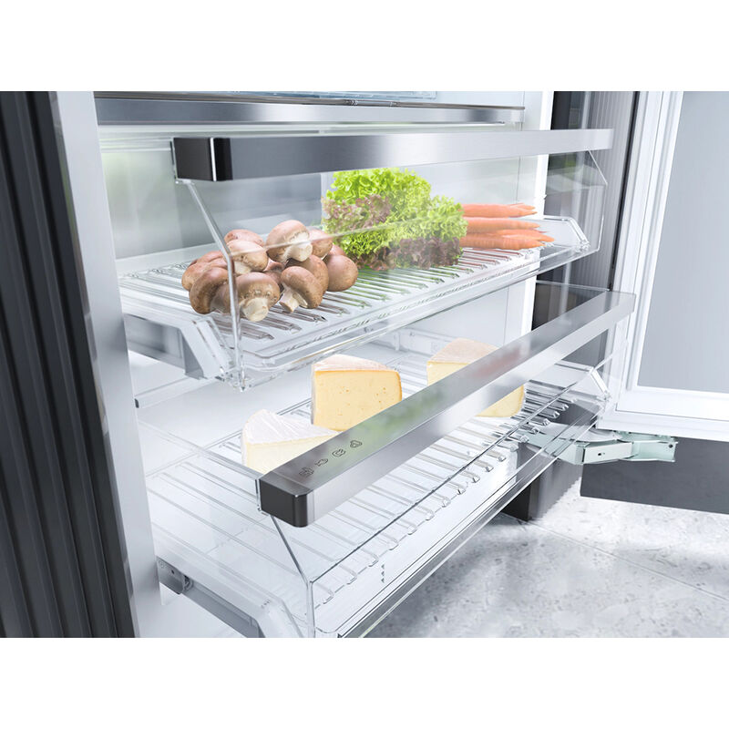 Miele 36 in. Left-Hinged Built-In 19.6 cu. ft. Smart Bottom Freezer Refrigerator - Custom Panel Ready, , hires