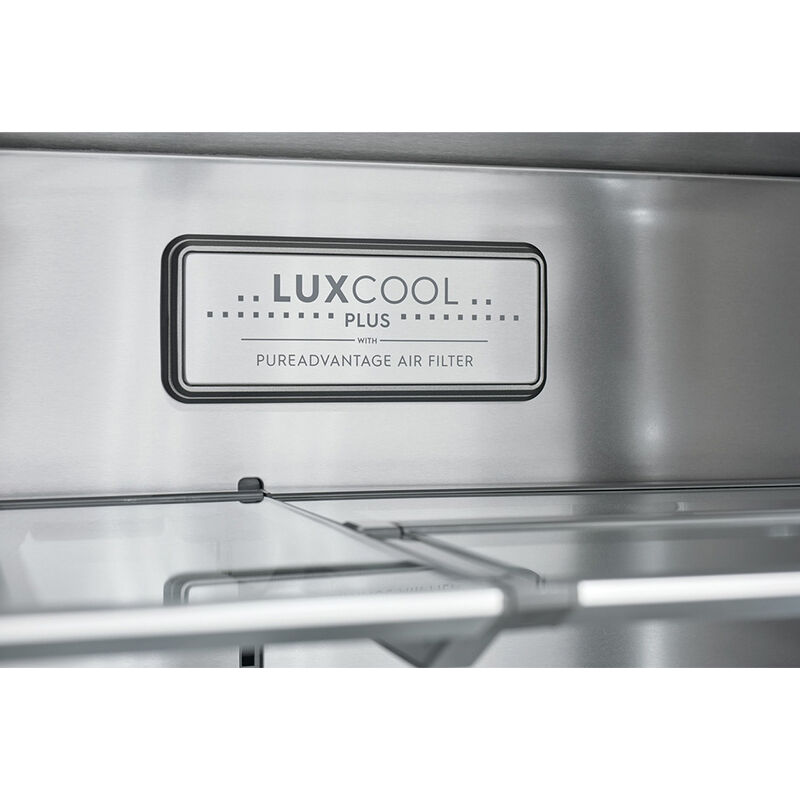 Electrolux 36 in. 21.4 cu. ft. Counter Depth 4-Door French Door Refrigerator with External Ice & Water Dispenser - Stainless Steel, , hires