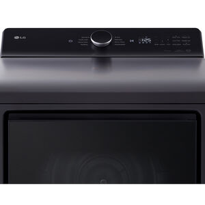 LG 27 in. 7.3 cu. ft. Smart Ventless Electric Dryer with Heat Pump & Sensor Dry - Matte Black, Matte Black, hires