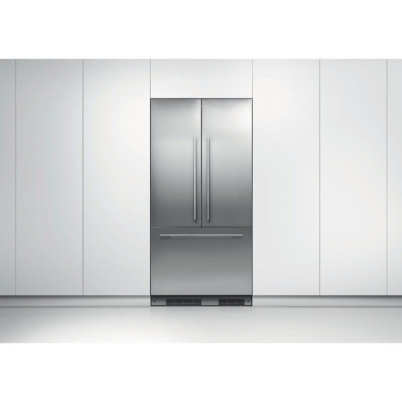 Fisher & Paykel Series 7 36 in. 16.8 cu. ft. Built-In Smart Counter Depth French Door Refrigerator with Ice Maker - Custom Panel Ready, , hires