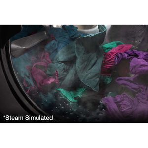 Whirlpool 27 in. 4.3 cu. ft. Stackable Front Load Washer with Sanitize Cycle, Steam Wash & Load-&-Go XL Dispenser - Chrome Shadow, , hires