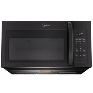 Midea 30 in. 1.7 cu. ft. 1000W Over-the-Range Microwave with 300 CFM - Black, , hires