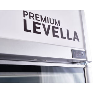 Premium Levella 39 in. 18.0 cu. ft. Beverage Center with Adjustable Shelves & Digital Control - Silver, , hires