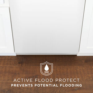 GE 24 in. Front Control Flush-Mount Dishwasher with 59 dBa Sound Level, Dry Boost & Pocket Handle - White, White, hires