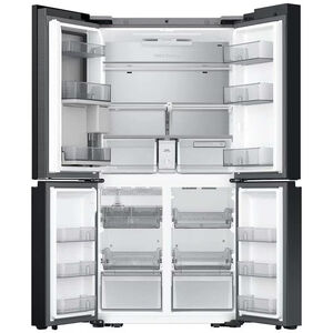 Samsung Bespoke 36 in. 22.5 cu. ft. Smart Counter Depth 4-Door French Door Refrigerator with Internal Water Dispenser - White Glass, White Glass, hires