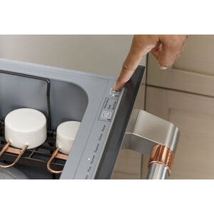 Cafe 24 in. Top Control Flush-Mount Dishwasher Drawer with 49 dBa Sound Level - Matte Black, , hires