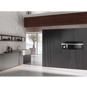 Miele 24" 1.5 Cu. Ft. Electric Wall Oven with Standard Convection - Clean Touch Steel, , hires