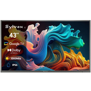 Sylvox - Deck ProQ 3.0 Series 43" Class Partial Sun 4K UHD QLED Smart Google Outdoor TV, , hires