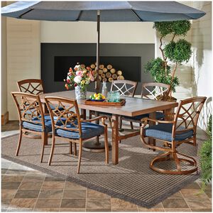 Natco Santorini Collection Avola Outdoor Area Rug 7'10"x9'10" - Pebble/Natural, , hires