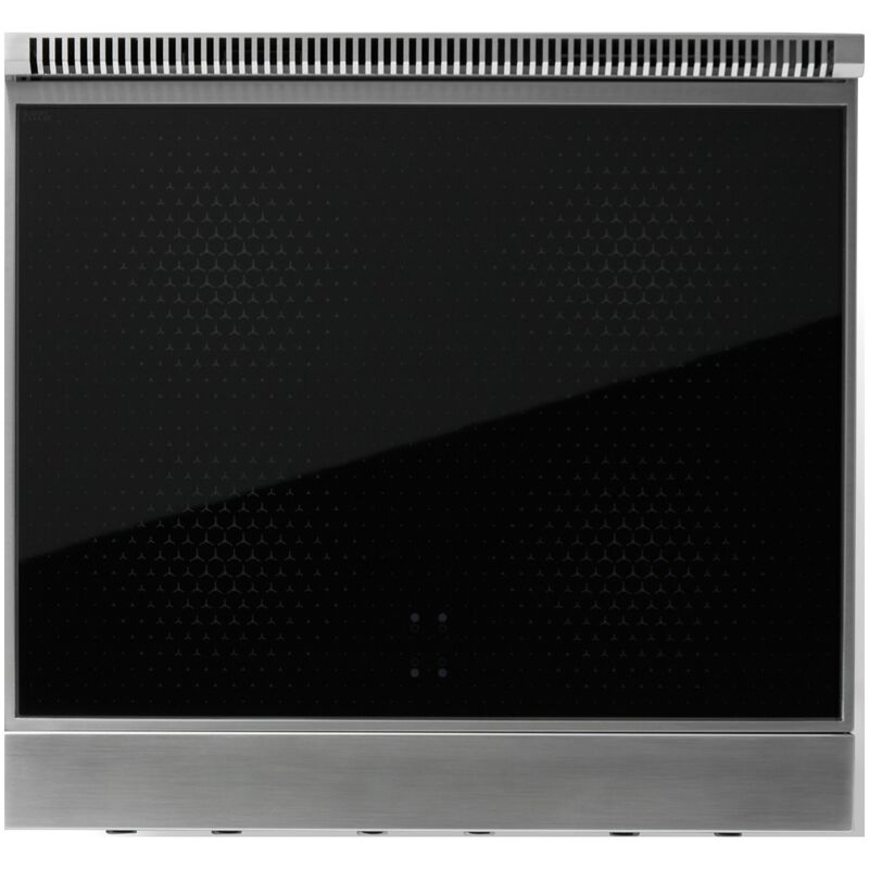 Viking 5 Series 30 in. 4.7 cu. ft. True European Convection Electric Range with 4 Induction Burners - Stainless Steel, , hires