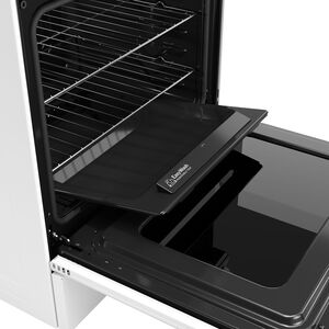 GE 30 in. 5.3 cu. ft. Smart Air Fry Standard Convection Slide-In Gas Range with 5 Sealed Burners & Griddle - White, , hires