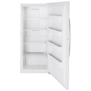 GE 33 in. 21.3 cu. ft. Garage-Ready Upright Freezer with Adjustable Shelves - White, , hires