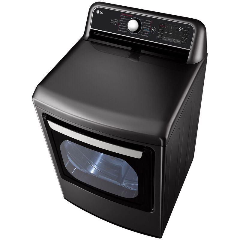 LG TurboSteam Series 27" 7.3 Cu. Ft. Top Loading Gas Dryer with 14