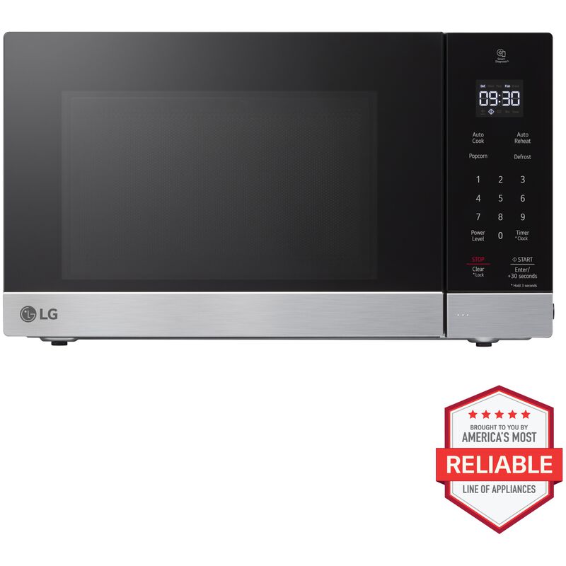 LG 18 in. 0.9 cu. ft. 1000W Countertop Microwave with Sensor Cooking - Stainless Steel, , hires