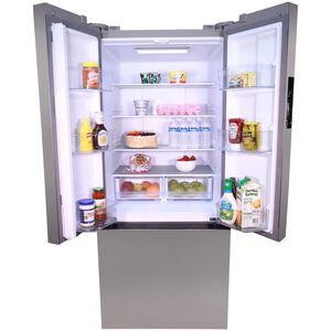 Avanti 30 in. 17.5 cu. ft. Counter Depth French Door Refrigerator - Stainless Steel, , hires