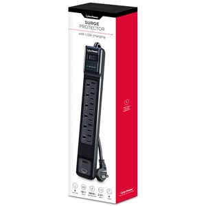 CyberPower P604UCBK Surge Protector - Black, , hires
