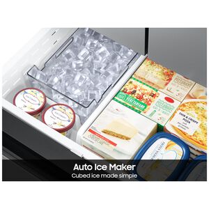 Samsung Bespoke 36 in. 31.5 cu. ft. Smart French Door Refrigerator with Ice Maker - Fingerprint Resistant Stainless Steel, , hires