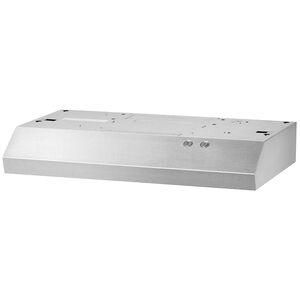 Whirlpool 30 in. Standard Style Range Hood with 2 Speed Settings, 270 CFM & 1 LED Light - Stainless Steel, , hires