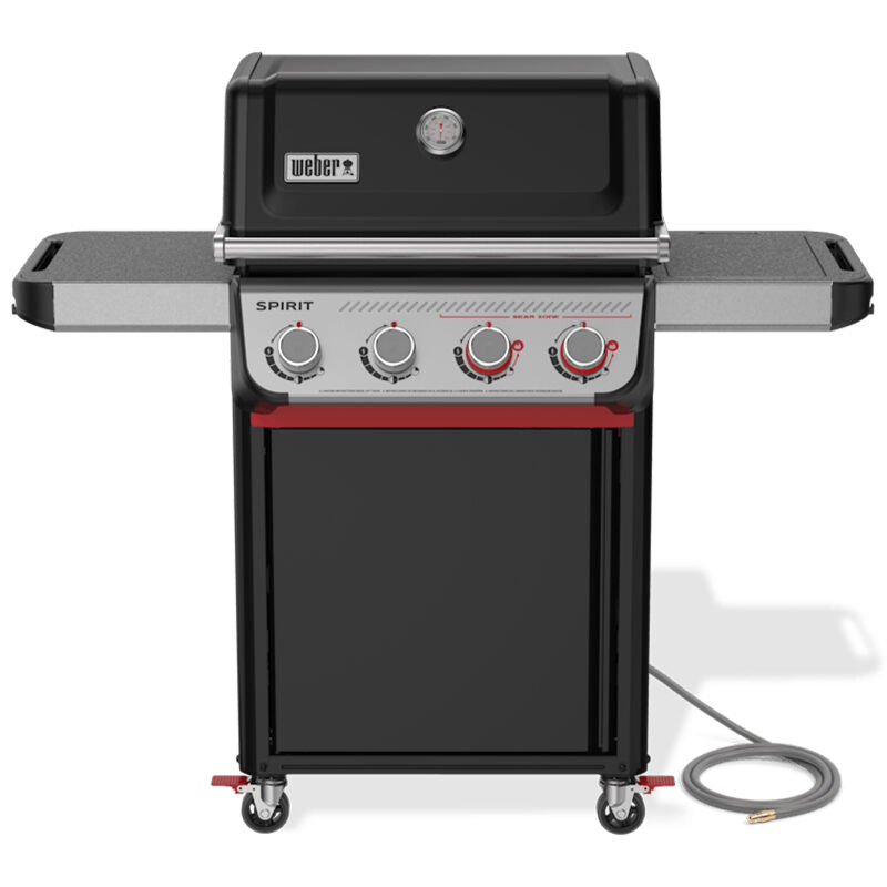 Weber Spirit E-425C 4-Burner Natural Gas Grill with Sear Burner - Black, , hires