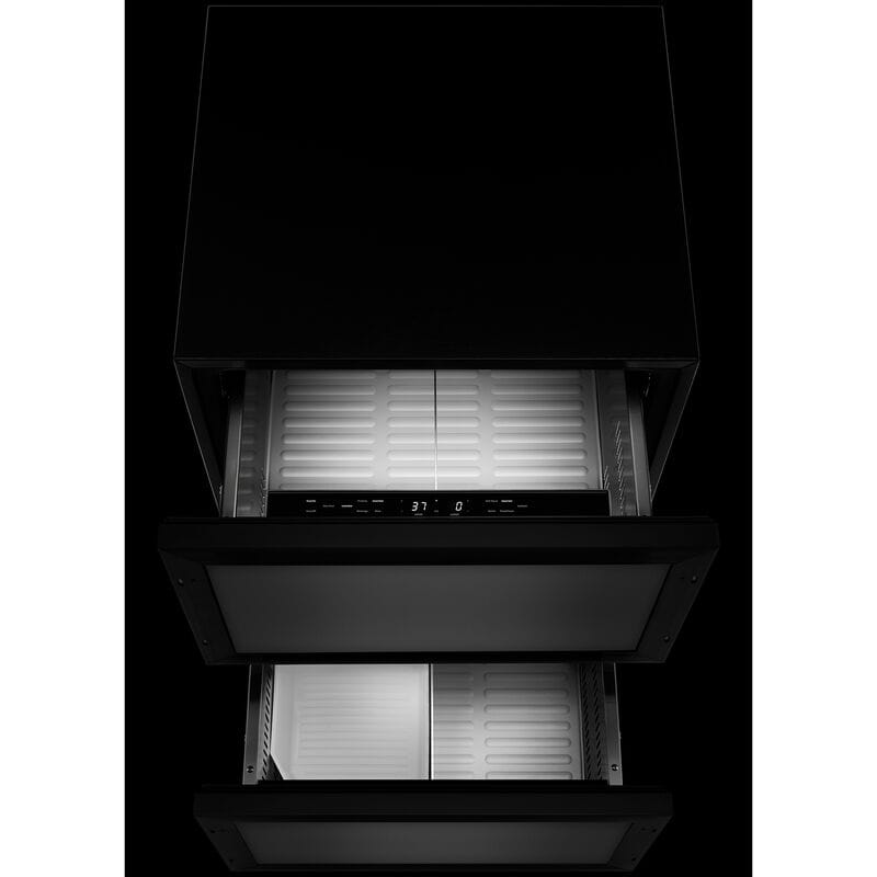 JennAir 24 in. 4.7 cu. ft. Double Refrigerator & Freezer Drawer - Custom Panel Ready, , hires