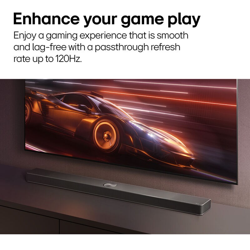 LG S90TR Home Theater 7.1.3 Channels Dolby Atmos Smart Sound Bar with Bluetooth & Wireless Subwoofer - Black, , hires