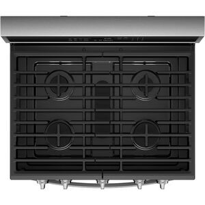 Whirlpool 30 in. 5.8 cu. ft. Smart Convection Oven Freestanding Gas Range with 5 Sealed Burners & Griddle - Fingerprint Resistant Stainless Steel, , hires