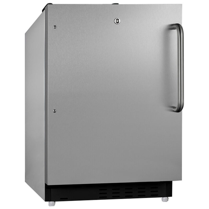 Summit 21 in. 2.6 cu. ft. Undercounter Refrigerator - Stainless Steel, , hires