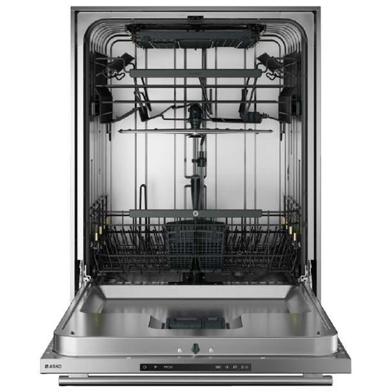 Asko Logic Series 24 in. Built-In Dishwasher with Top Control, 48 dBA Sound Level, 16 Place Settings, 7 Wash Cycles & Sanitize Cycle - Stainless Steel, , hires