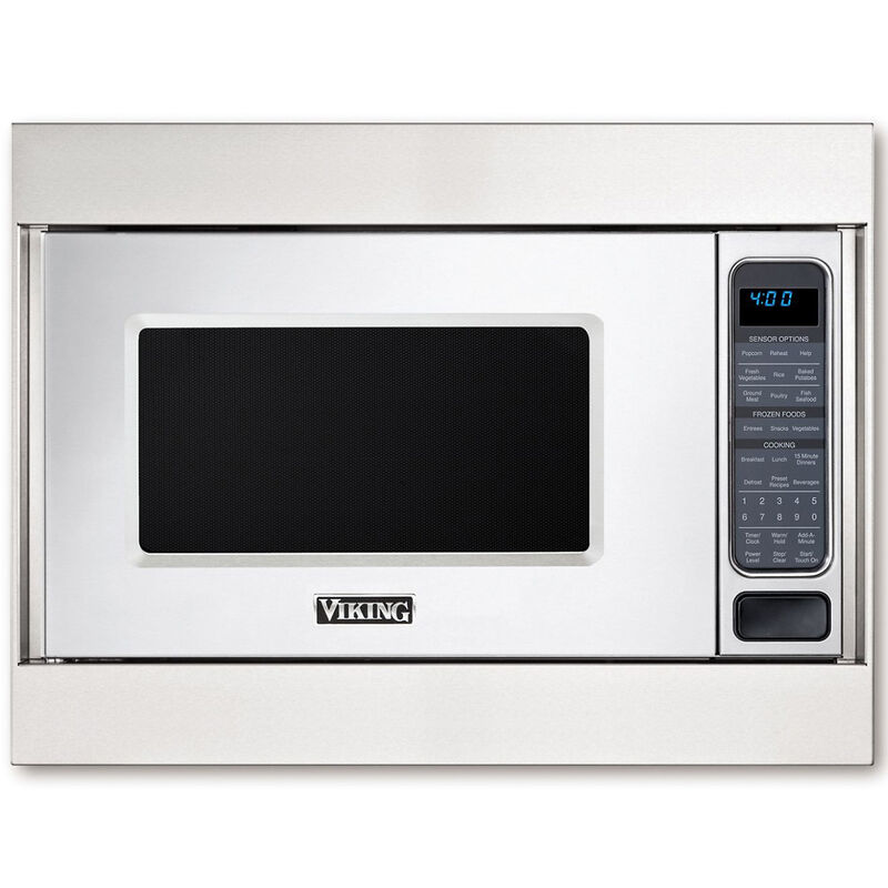 Viking Professional 27 in. Built-In Trim Kit for Microwaves - Stainless Steel, , hires