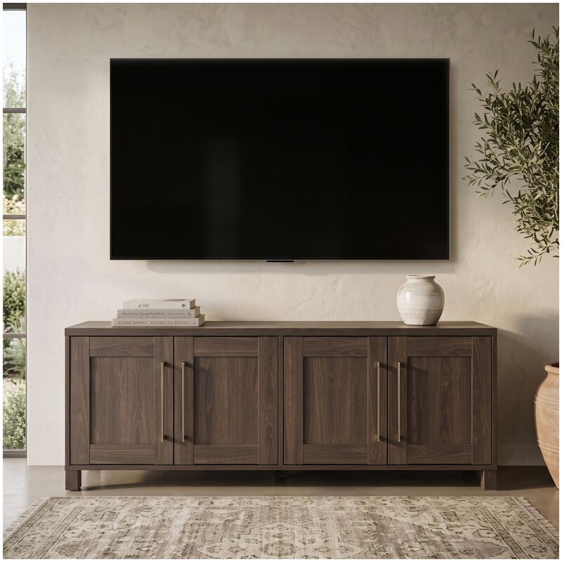 Preston & Cole Daphne 68" Wide TV Stand for TVs up to 75" - Alder Brown, , hires
