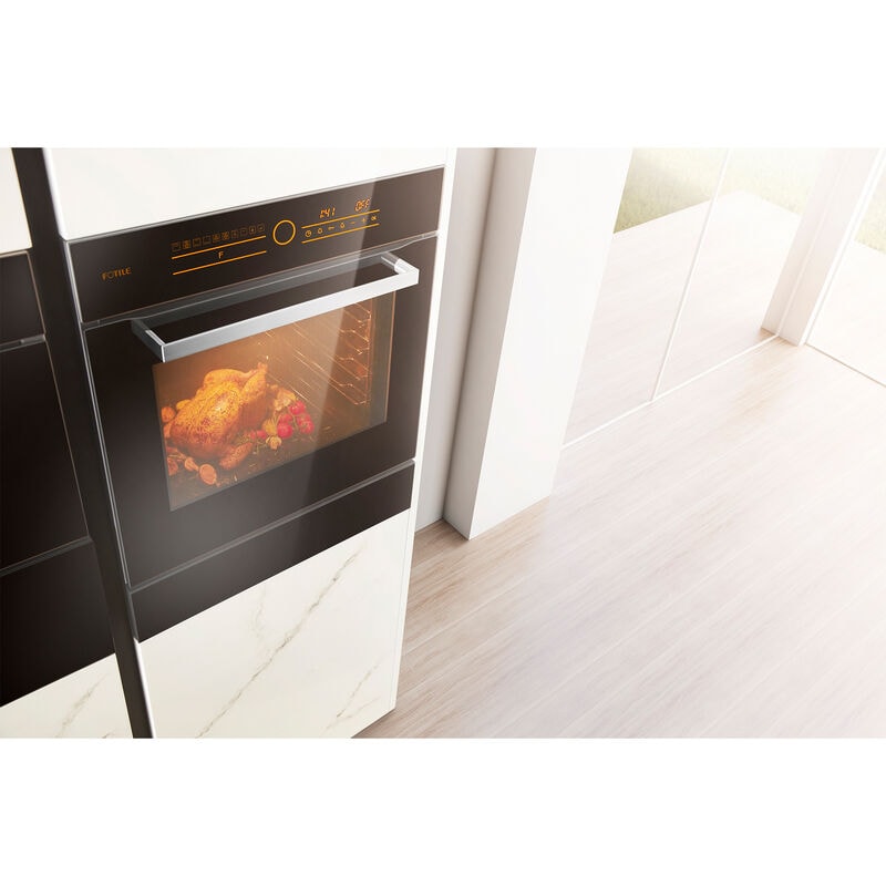 Fotile Master Series 24 in. 2.4 cu. ft. Electric Single Wall Oven with Standard Convection - Black, , hires