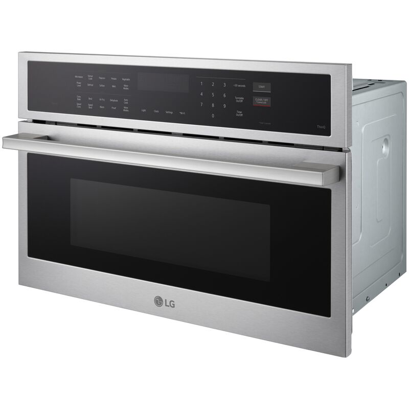 LG 30 in. 1.7 cu. ft. Smart Speed Electric Single Wall Oven with Standard Convection & Sensor Cooking - Stainless Steel, , hires